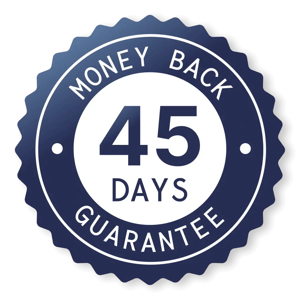 45 Days Money Back Guarantee