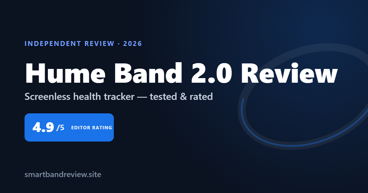 Hume Band 2.0 Review — editor rating 4.9 out of 5